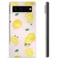 Mtp Products Google Pixel 6 TPU-deksel - Sitronmønster