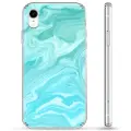 Mtp Products iPhone XR Hybrid-deksel - Blå Marmor