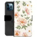 Mtp Products iPhone 12 Pro Premium Lommebok-deksel - Floral
