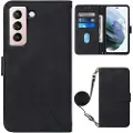 Mtp Products Line-serien Samsung Galaxy S22 5G Lommebok-deksel - Svart