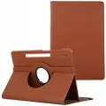 Mtp Products Samsung Galaxy Tab S7 FE 360 Roterende Folio-etui - Brun