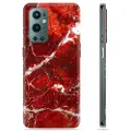 Mtp Products OnePlus 9 Pro TPU-deksel - Rød Marmor