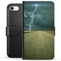 Mtp Products iPhone 7/8/SE (2020)/SE (2022) Premium Lommebok-deksel - Storm
