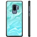 Mtp Products Samsung Galaxy S9+ Beskyttelsesdeksel - Blå Marmor