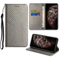 Mtp Products Samsung Galaxy S22 5G Lommebok-Deksel - Karbonfiber - Grå
