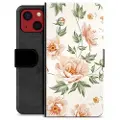 Mtp Products iPhone 13 Mini Premium Lommebok-deksel - Floral