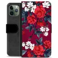 Mtp Products iPhone 11 Pro Premium Lommebok-deksel - Vintage Blomster