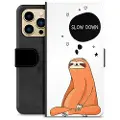 Mtp Products iPhone 13 Pro Max Premium Lommebok-deksel - Slow Down
