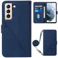 Mtp Products Line-serien Samsung Galaxy S22+ 5G Lommebok-deksel - Blå