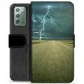 Mtp Products Samsung Galaxy Note20 Premium Lommebok-deksel - Storm