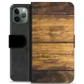Mtp Products iPhone 11 Pro Premium Lommebok-deksel - Tre