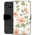 Mtp Products Samsung Galaxy S10 Premium Lommebok-deksel - Floral