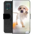 Mtp Products Samsung Galaxy A12 Premium Lommebok-deksel - Hund