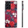 Mtp Products Samsung Galaxy S21 Ultra 5G TPU-deksel - Vintage Blomster