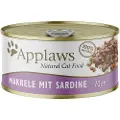 Applaws Økonomipakke Applaws i buljong 24 x 70 g - Makrell & Sardiner