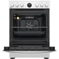 Indesit Viryklė | Cooker | IS67V8CHW/E | Hob type Vitroceramic | Oven type Electric | Baltas | Plotis 60 cm | Grilling | Gylis 60 cm | 69 L