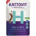 Kattovit Hair & Skin Pouches med fjærkre - 6 x 85 g