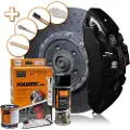FOLIATEC Brake Caliper Lacquer Set, Sort, Emalje maling, Væske