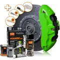 FOLIATEC Brake Caliper Lacquer Set NEON, Grønn, Emalje maling, Væske