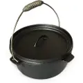 Texas Club Kamado Støpejernsgryte med lokk Dutch Oven 4 lt