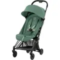 Cybex COYA barnevogn Matt Black Leaf Green