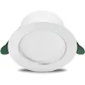Signify Innfelt Diamond Cut UltraEfficient-lampe, Innsunket spotlight, 1 ampuller, LED, 3000 K, 310 lm, Hvit
