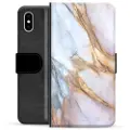 Mtp Products iPhone X / iPhone XS Premium Lommebok-deksel - Elegant Marmor