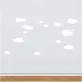 RoomMates Hvide Skyer Wall Stickers