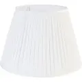QAZQA Plissert lampeskjerm hvit 45/30 cm