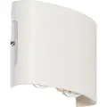 QAZQA Utendørs vegglampe hvit inkl. LED 4-lys IP54 - Silly