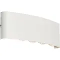 QAZQA Utendørs vegglampe hvit inkl. LED 10-lys IP54 - Silly