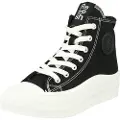 Refresh for woman. 17067603-NEGRO Trainers 170676 Black (39), Fabric, 3 to 5 cm, Laces, Zip, Casual
