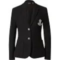 Ralph Lauren for woman. 200797305004 Jacquard blazer with black metals (M), Casual, Cotton