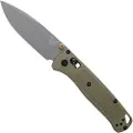 Benchmade Bugout S30V Tactical Grey Cerakote foldekniv, ranger green grivory