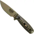 ESEE -3 3D G10, dark earth/coyote brown
