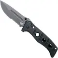 Benchmade Adamas CruWear Grey Cerakote foldekniv, svart, taggete