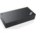 Upcycle it ThinkPad USB-C Dokkingstasjon – 90W, 2x DisplayPort, VGA, Refurbished A
