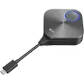 BenQ TWY31 - Nettverksmediestrømadapter - USB-C - Wi-Fi 5 - sølvgrå