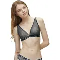 Hugo Boss for woman. 50481055 Grey-green mesh bra (XS), Homewear, Polyamide