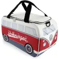 Vw-collect Køletaske, VW T1 bus hvid/rød 25 liter