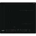 Whirlpool WL S7960 NE, Sort, Innebygget, 60 cm, Sonebasert induksjon, Keramisk, 4 zone(s)