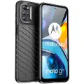 Mtp Products Thunder Series Motorola Moto G22 TPU-deksel - Svart