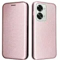 Mtp Products OnePlus Nord 2T Flip-deksel - Karbonfiber - Roségull