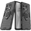 Mtp Products Hybrid-Deksel med Ringholder til OnePlus 10 Pro - Svart