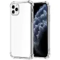 Mtp Products Shockproof iPhone 12/12 Pro Hybrid-deksel - Gjennomsiktig