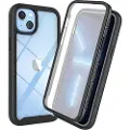 Mtp Products 360 Beskyttelse iPhone 14 Deksel - Svart / Klar