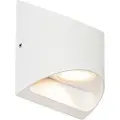 QAZQA Moderne utendørs vegglampe hvit inkl. LED 2-lys IP54 - Mal