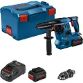 Bosch GBH 18V-28 CF PROFESSIONAL, SDS Plus, Sort, Blå, Rød, Børsteløs motor, 2,8 cm, 3,3 J, 4220 bpm