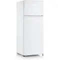 Severin DT 8760 - Kjøleskap/fryser - toppfryser - bredde: 54.2 cm - dybde: 55 cm - høyde: 143.4 cm - 206 liter - Klasse E - hvit