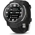 Garmin Instinct Crossover - Standard Edition - 45 mm - fiberforsterket polymer - sportsur med bånd - silikon - håndleddstørrelse: 135-230 mm - monokrom - 64 MB - Bluetooth, ANT+ - 65 g - svart